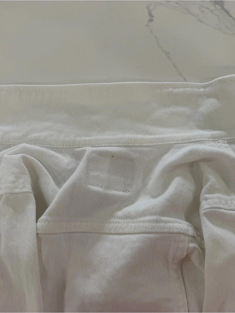 Levi's Girls White Denim Trucker Jacket Size L (12/13) Jean Coat Button Up